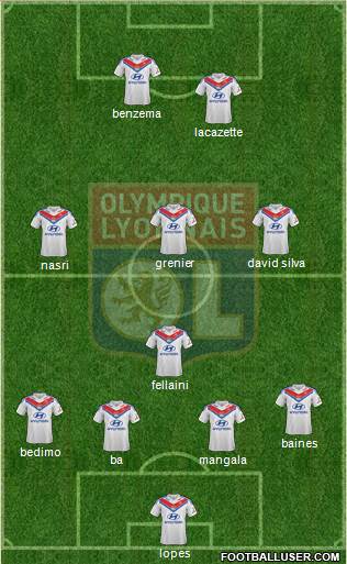 Olympique Lyonnais Formation 2014