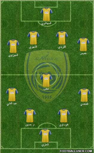 Al-Nassr (KSA) Formation 2014
