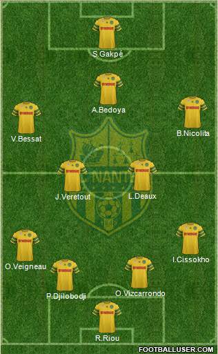 FC Nantes Formation 2014