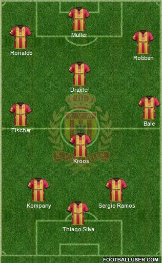 Yellow Red KV Mechelen Formation 2014