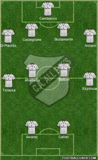 All Boys Formation 2014