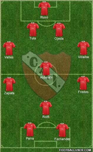 Independiente Formation 2014