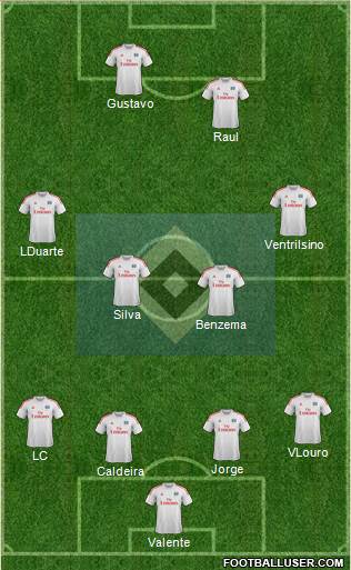 Hamburger SV Formation 2014
