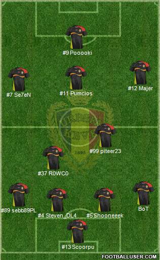 Belgium Formation 2014