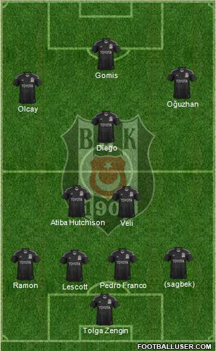 Besiktas JK Formation 2014