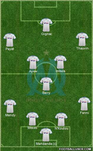 Olympique de Marseille Formation 2014