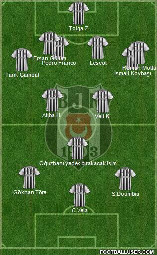 Besiktas JK Formation 2014