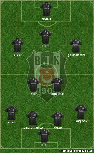 Besiktas JK Formation 2014