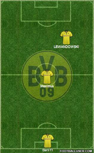 Borussia Dortmund Formation 2014