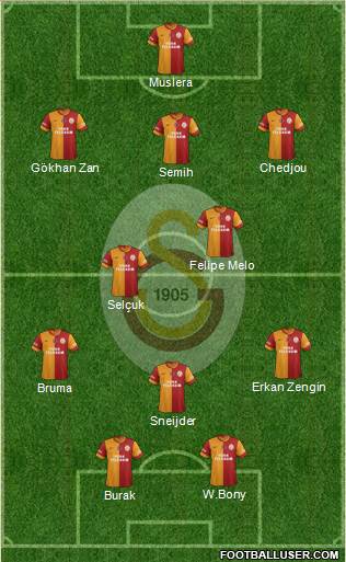 Galatasaray SK Formation 2014