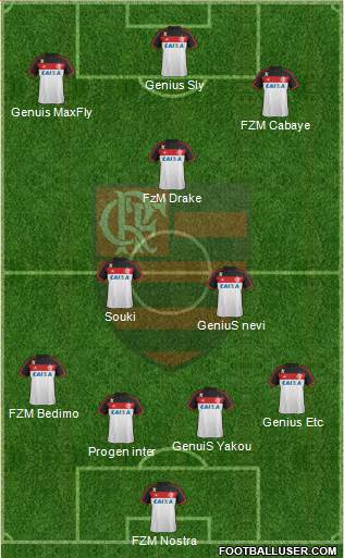 CR Flamengo Formation 2014