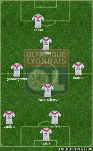 Olympique Lyonnais Formation 2014