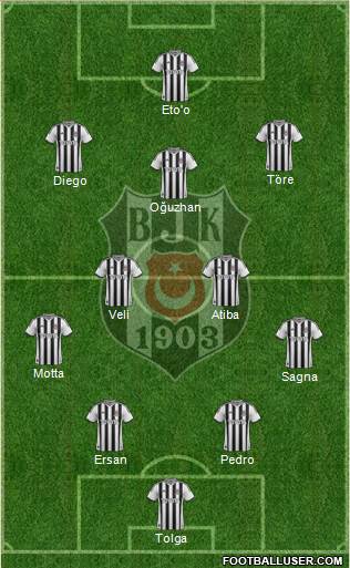 Besiktas JK Formation 2014