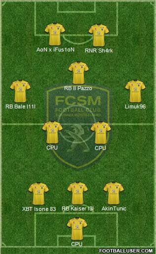 FC Sochaux-Montbéliard Formation 2014