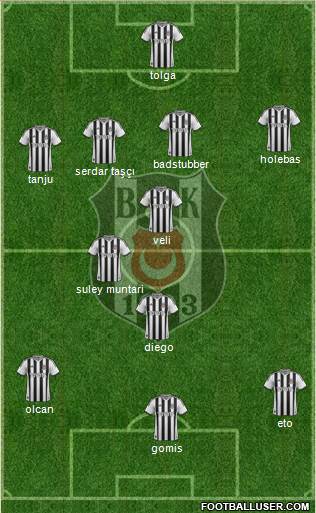 Besiktas JK Formation 2014
