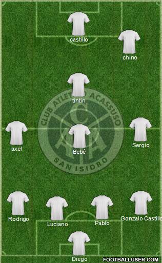 Acassuso football formation