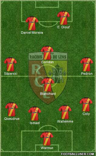 Racing Club de Lens Formation 2014