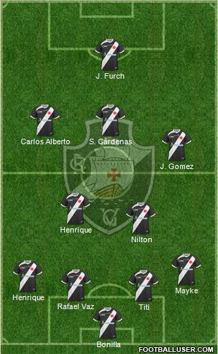 CR Vasco da Gama Formation 2014