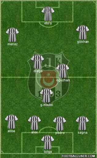 Besiktas JK Formation 2014