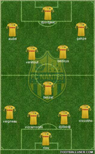 FC Nantes Formation 2014