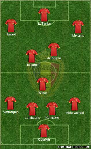 Belgium Formation 2014