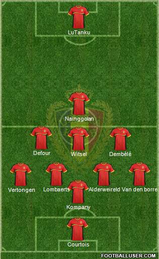 Belgium Formation 2014