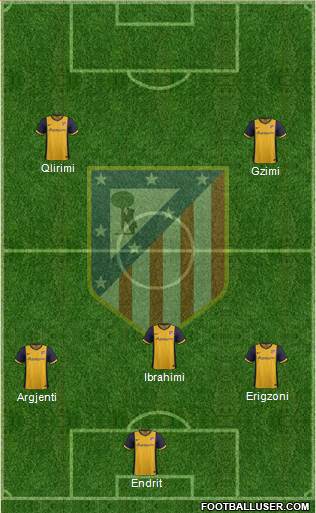 C. Atlético Madrid S.A.D. Formation 2014