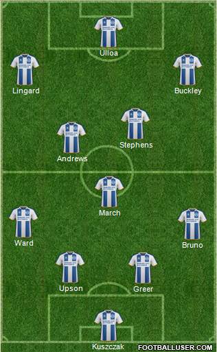 Brighton and Hove Albion Formation 2014