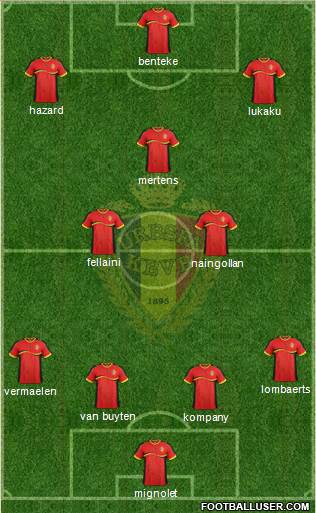 Belgium Formation 2014