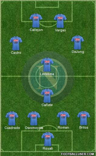 Napoli Formation 2014