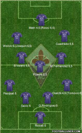 Fiorentina Formation 2014