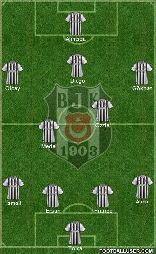 Besiktas JK Formation 2014