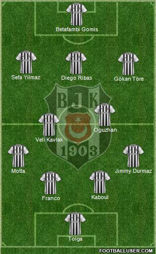 Besiktas JK Formation 2014