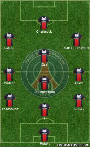 Paris Saint-Germain Formation 2014
