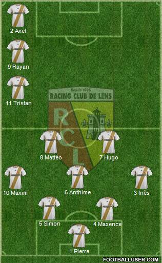 Racing Club de Lens Formation 2014
