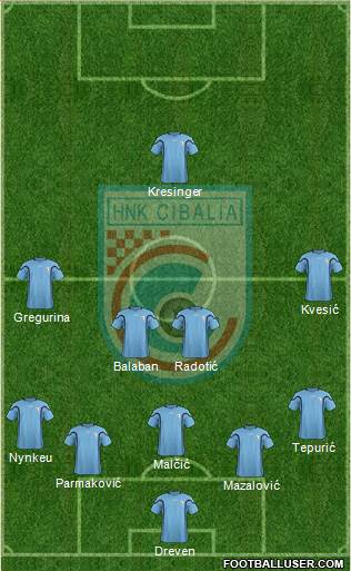 HNK Cibalia Formation 2014