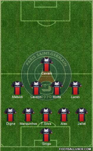 Paris Saint-Germain Formation 2014