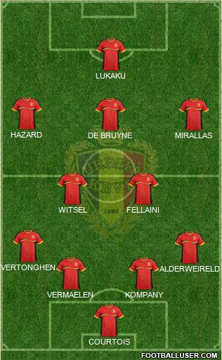 Belgium Formation 2014