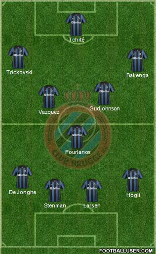 Club Brugge KV Formation 2014