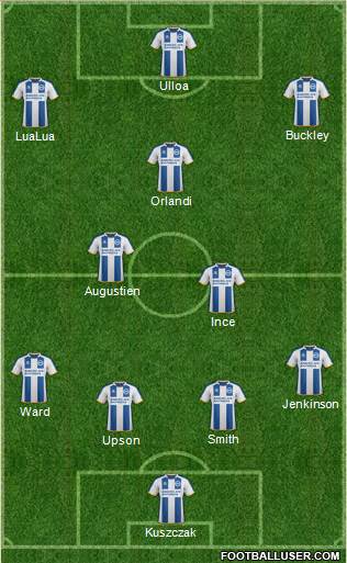 Brighton and Hove Albion Formation 2014