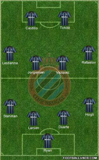 Club Brugge KV Formation 2014