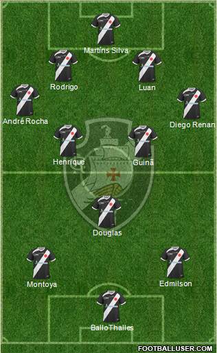 CR Vasco da Gama Formation 2014