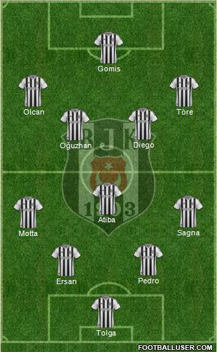 Besiktas JK Formation 2014