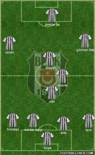 Besiktas JK Formation 2014