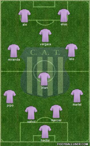 Talleres de Córdoba Formation 2014