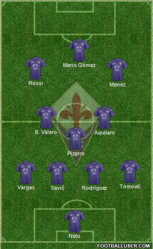 Fiorentina Formation 2014