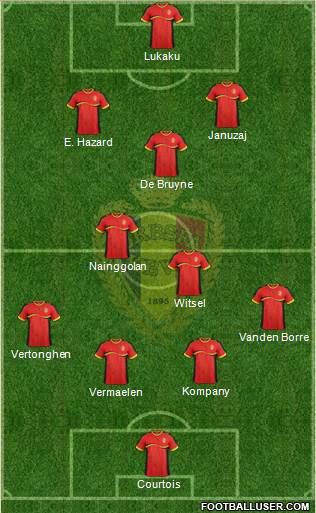 Belgium Formation 2014