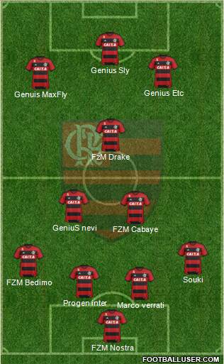CR Flamengo Formation 2014