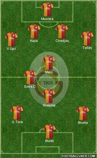 Galatasaray SK Formation 2014