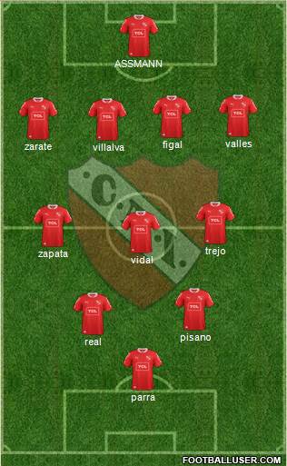 Independiente Formation 2014